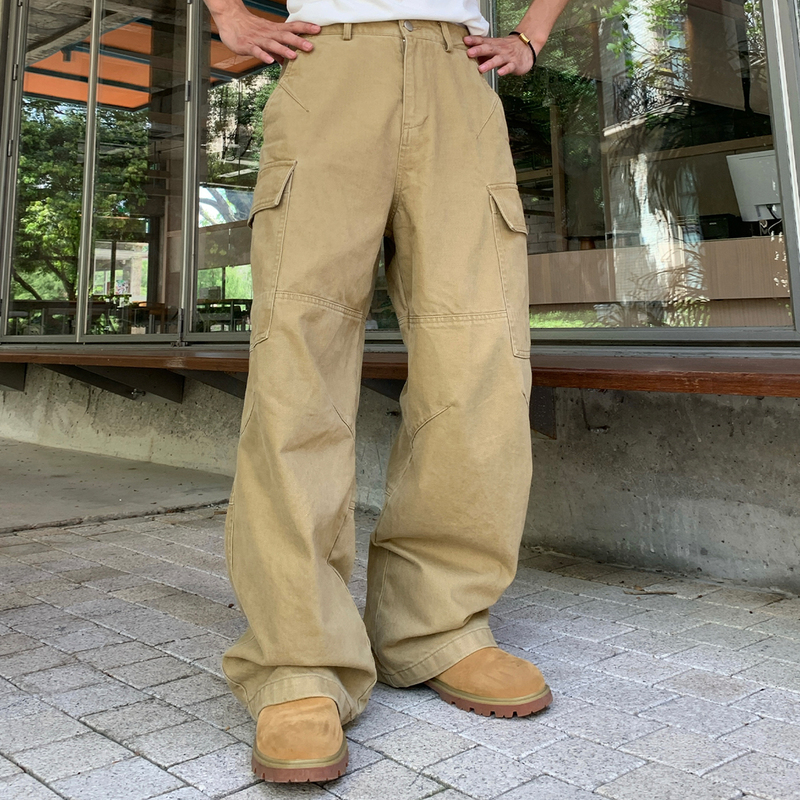 Holocene American-Style Trendy Retro Casual Workwear-Style Jeans for Men, Vibe Style Niche High Street Straight-Leg Pants Holocene American-Style Trendy Retro Casual Workwear-Style Jeans for Men, Vibe Style Niche High Street Straight-Leg Pants