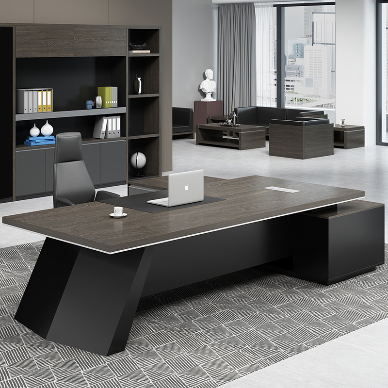 Office furniture high-end boss table president table simple modern executive desk supervisor manager office table and chair combination