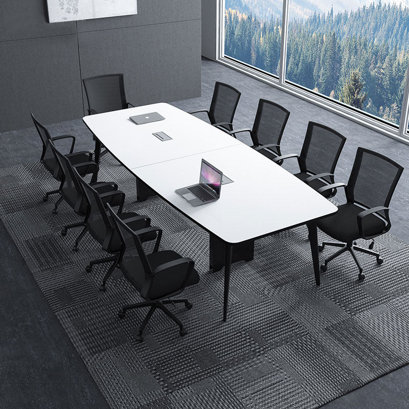 Office Conference Desk Negotiations Long table minimalist modern strip Large rectangular meeting table Training desk desk