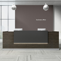 Front Desk Reception Desk Desk Desk Brief About Modern Office Baking Lacquer Greeting Bentdesk Bar Desk Cashiers direct sales