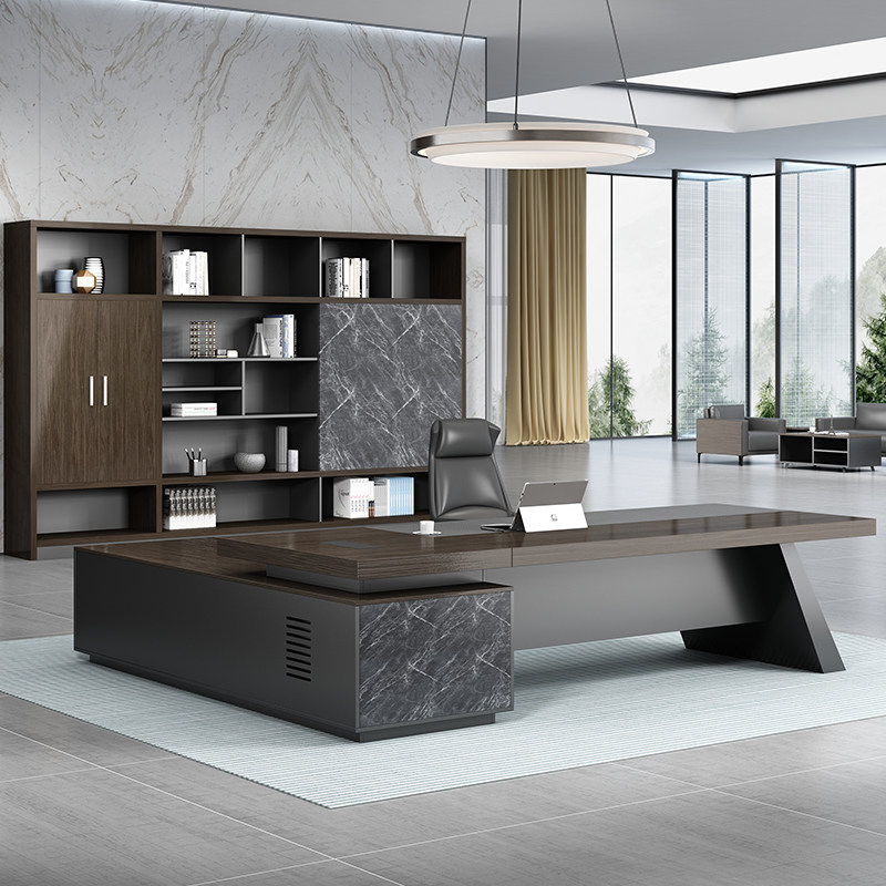 Boss Desk Simply Modern New Chinese President Table Manager Table Manager Table Composition of High-end Banquet Desk