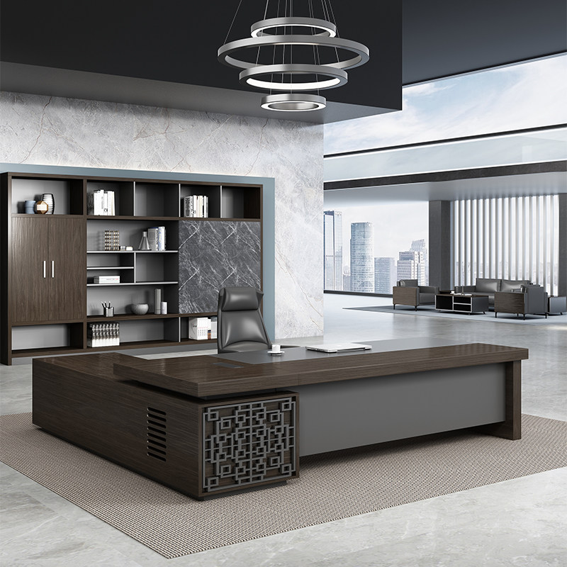 Boss Table Chairs Combined Desk Brief Modern Grand Bandae Atmospheric Supervisor President Desk Single Manager Office