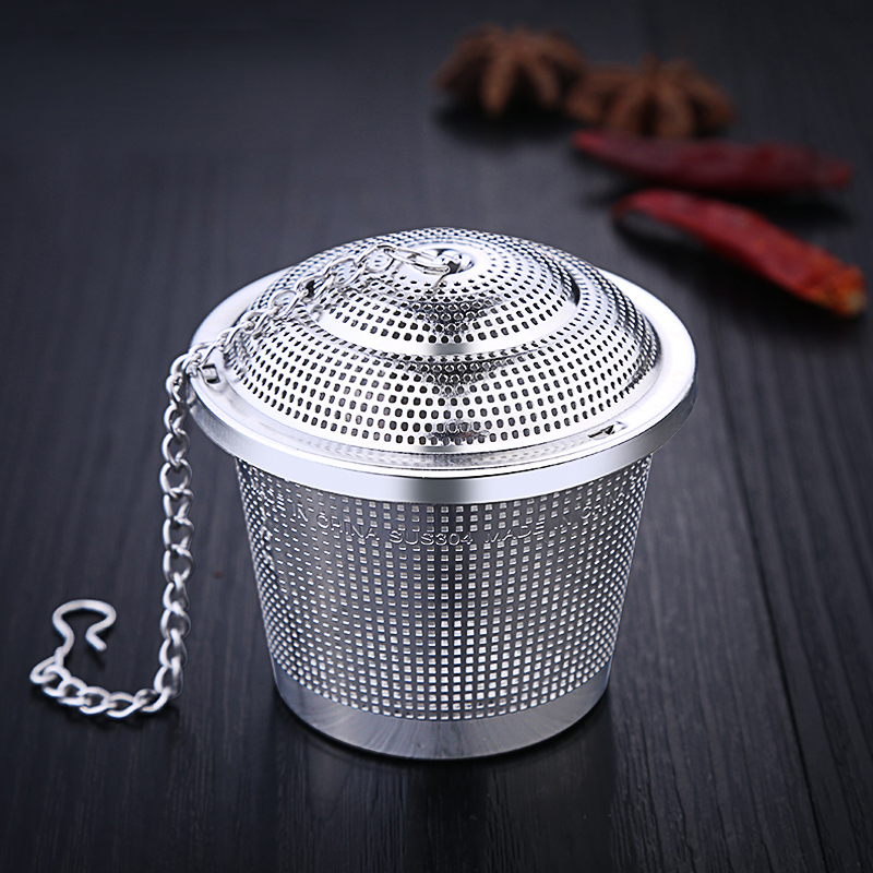 Seasoned Ball Bag 304 Stainless Steel Halogen seasoning Package Cooking Soup filter Bag Taste Bao Tea Ball Stew of Meat Spice Box-Taobao