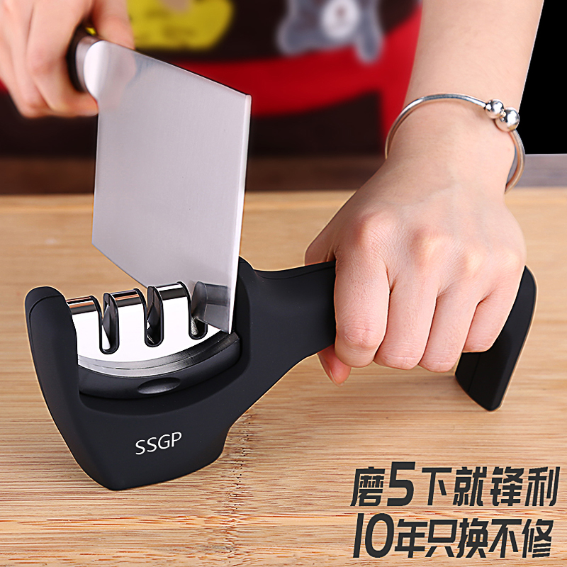 Quick sharpening of home fixed angle multifunction kitchen knife sharpening stick grinding knife stone opening blade Manual tool kitchen tool