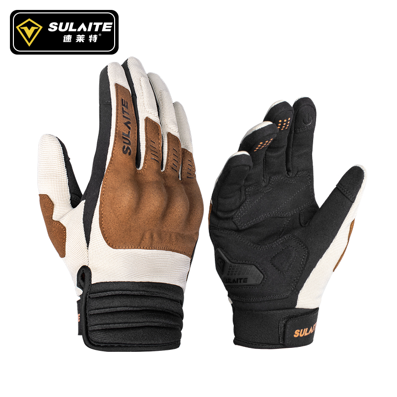 Speed Lighters Motorcycle Gloves Locomotive Riding Anti-Fall Antique Cross-country Wind and Men's Knight All the Four Seasons windproof-Taobao