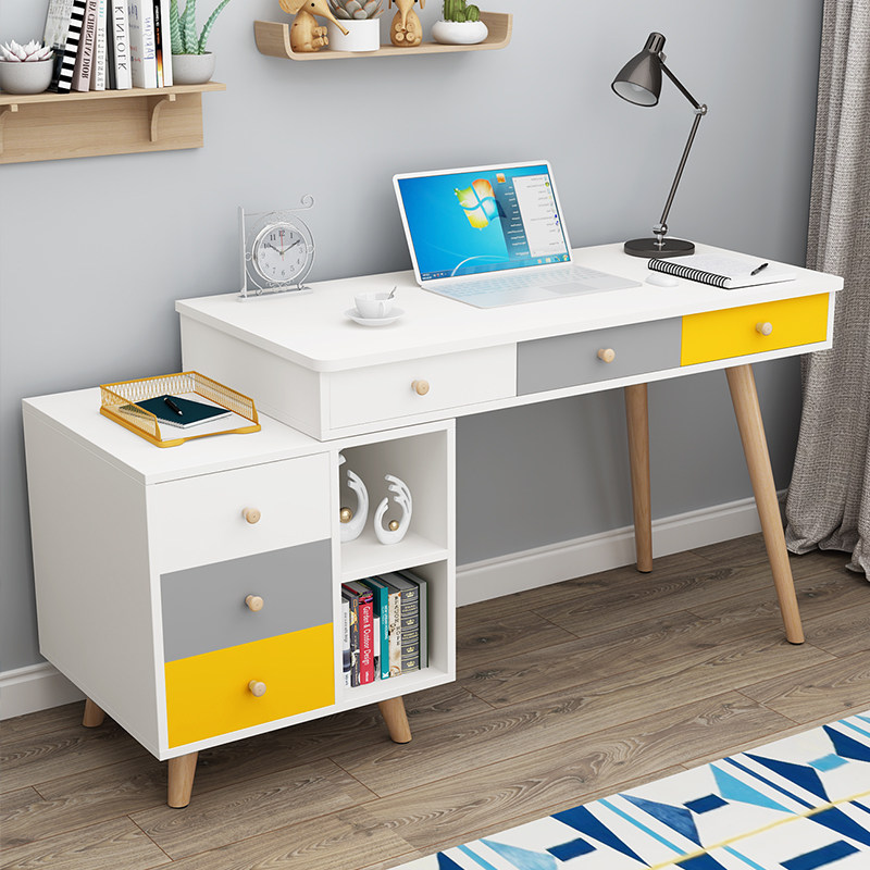 Nordic desk Bedroom Modern minimalist Student desk Home computer desktop desk Japanese small apartment desk