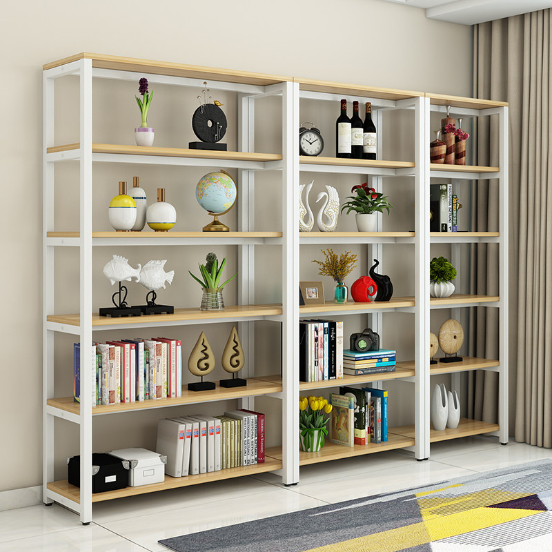 Boutique display frame for floor shelves multi-layer multi-function products displaying household children's bookcase