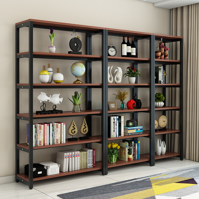 Bookshelf simple floor rack living room display rack home simple bookcase multi-layer children's bookcase storage shelf