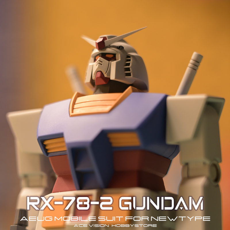 【Ace Vision】 Rx-78-2 Eg Original Gundam Vintage Version Gundam Gk Head Full Precision Modeling