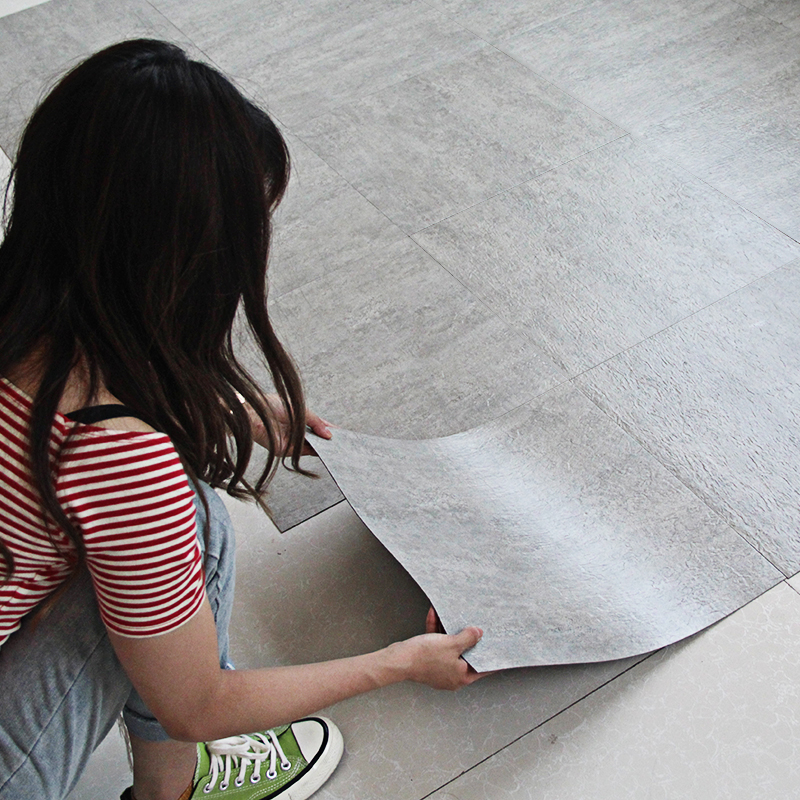 pvc floor sticker plastic floor floor sticker self-adhesive floor leather thickened wear-proof and anti-cement floor directly for home