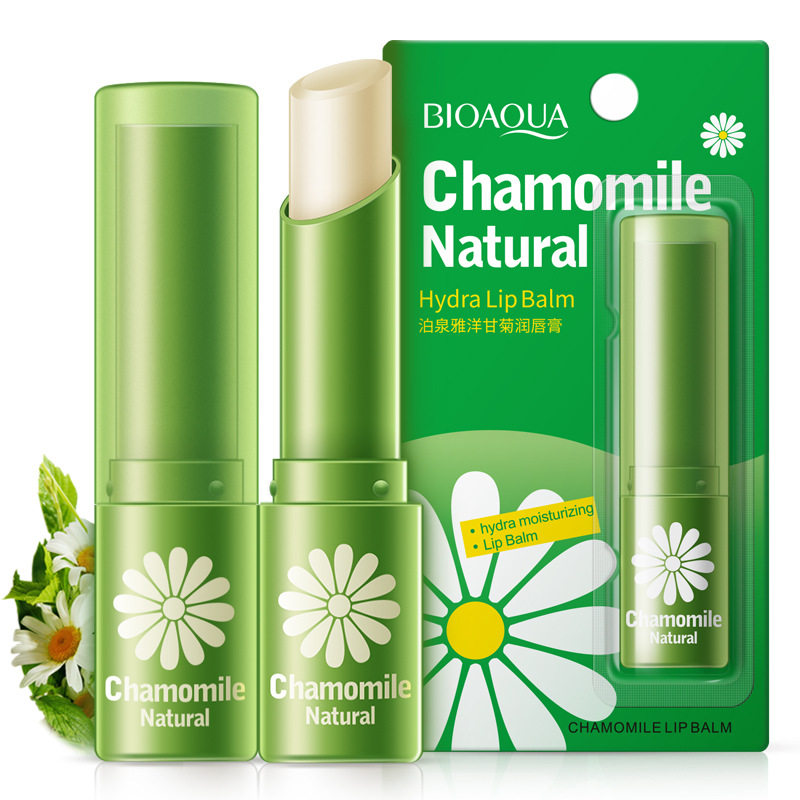 Foreign chamomile Lip Balm Lasting Nourish Moisturizing Moisturizing Not Greasy Colorless Anti Dry Cleft Lip Oil woman Lip Balm