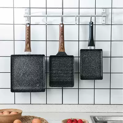 Japanese-style Tamako burning frying pan Mini non-stick pan Maifan Stone thick egg burning Household small frying pan Omelette flat-bottomed breakfast pot