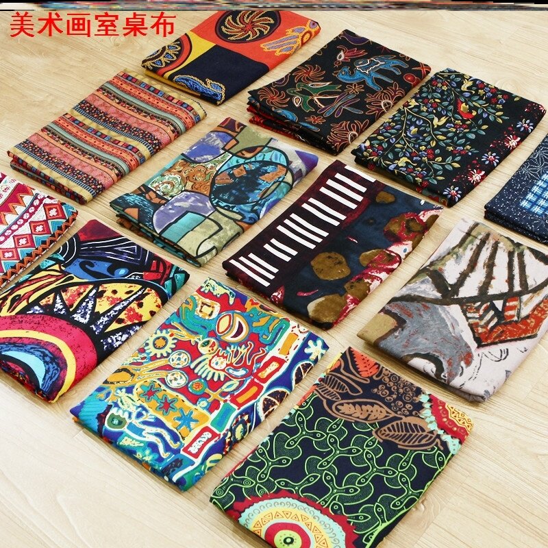 Art studio tablecloth coffee table tablecloth 2021 new girl heart room layout deskcloth small floral tablecloth