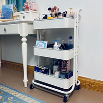 Day-style beauty cart Small cart Beauty House Special cart Three floors mobile tool cart Beauty instrument shelve