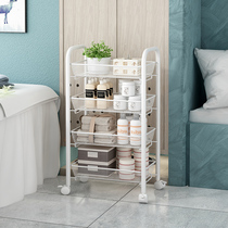Beauty Beauty Hair Small Cart Beauty Salon Beauty Chia Grain Embroidered Tattooed Skin Care Triple mobile Tools Placement Shelf
