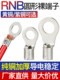 Rnb1.25/2/3.5/5.5/8/14/22/38 Square Copper Lug Terminal Thickened Round Cold-Pressed Terminal