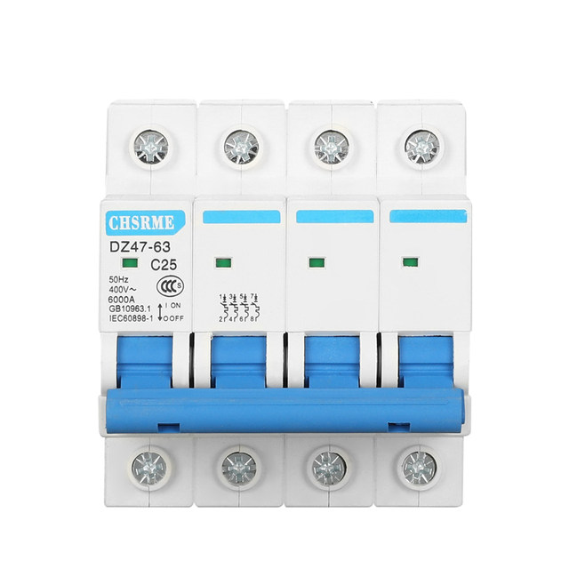 New Household Dz47 Small Circuit Breaker Air Switch 1234P Short Circuit Insurance Protector 10-63A