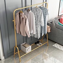 Home Clotheshorse Floor Bedrooms Small Cool Hanging Clothes Hanger Sub Easy Dorm Room Single Stem Contained Sunning Rod