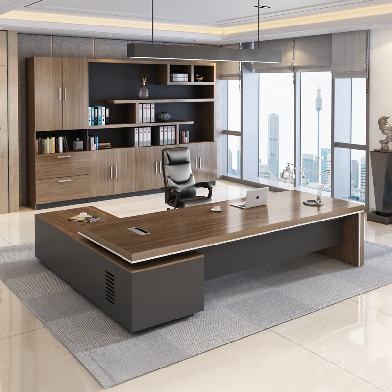 Boss Table Simple Modern Boss Desk & Chair Combined Banquet Managing Director Table