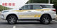 丰田奔跑者车贴拉花 专用车身彩条贴纸 穿越者腰线改装装饰贴花