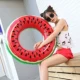 Vòng bơi người lớn lưới dày màu đỏ phao cứu sinh bơm hơi em bé sơ sinh nhà trẻ em 1 tuổi 3 người lớn vòng bơi - Cao su nổi