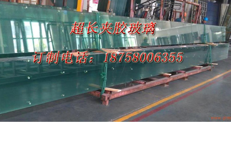 Set to make rain shed engineering 3-19mm Double layer PVB clamp glue ultra-white ultra-thick ultra-large plate extra-long tempered glass