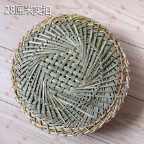 Kitchen grate mat straw steamed buns Steamed buns Steamed buns Steamed cage straw mats round non-stick dumpling rattan steamed