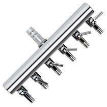 Aeration pump splitter 4mm fish aquarium three-way adapter air conditioning valve 8mm one-point four-oxygenator