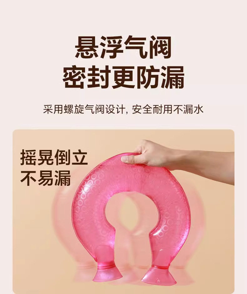 Грелка 颈椎专用热水袋u型注水灌水脖子肩颈头部围脖加厚防爆热敷暖水袋