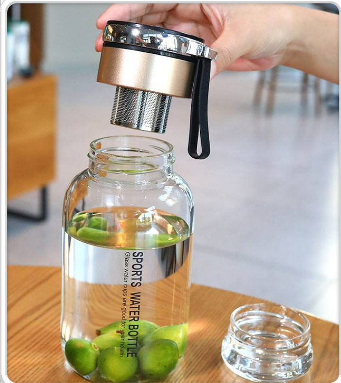 Стеклянная вместительная и большая чайная чашка, чайник, чай, Германия, защита при падении 