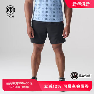 TCH潮牌烫钻百搭休闲短裤男女同款夏季新款设计感T72B216017
