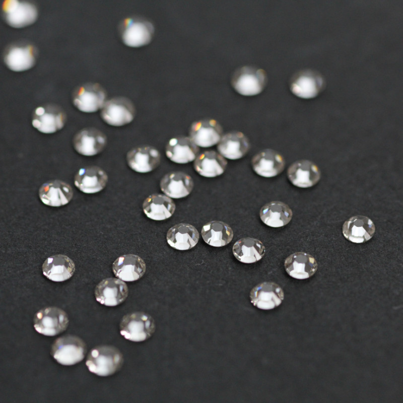 Sannail Japanese-style manicure adopts Swarovski element round flat bottom diamond full P diamond half P diamond style jewelry