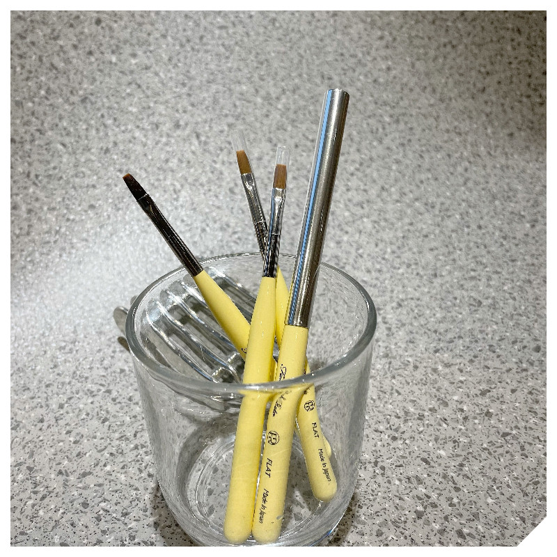 Sannail Japanese-style manicure custom-made Kumano prefecture single-packed round head pen painting pen phototherapy gel brush