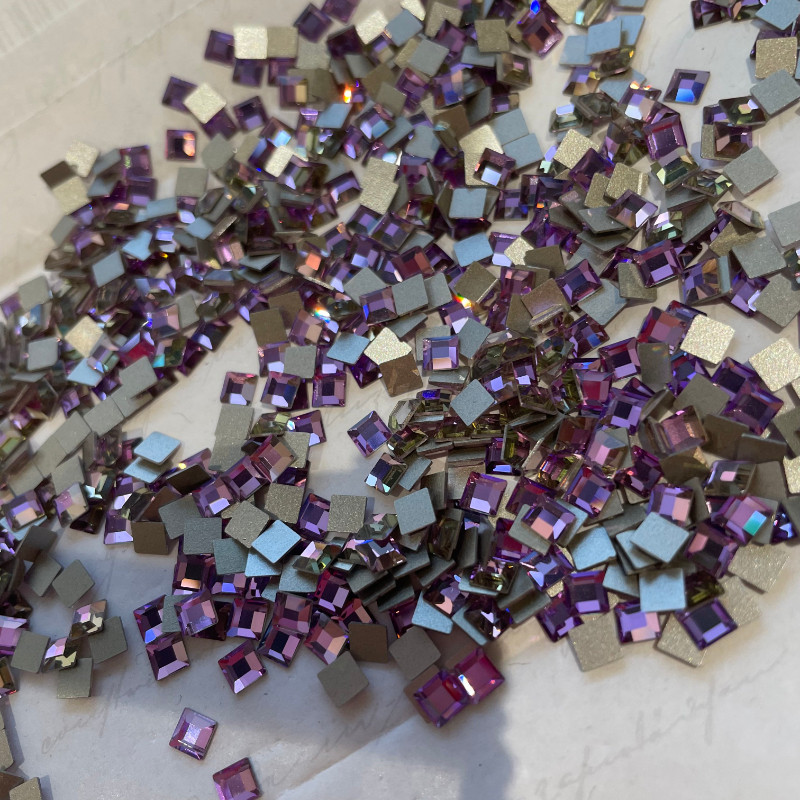 Sannail Japanese nail Swarlow drilling purple square drilling crystal drilling drilling drilling drilling drilling