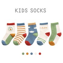 Children Socks Autumn Winter Boy Pure Cotton Spring Autumn Doll Cartoon Tide CUHK Boy Boy Baby Girl Midcylinder Socks