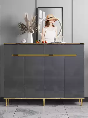 Shoe cabinet home entrance large capacity balcony storage cabinet outside living room entrance cabinet entrance door light luxury breathable shoe rack