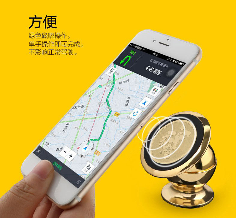 Khung xe dụng cụ bảng điều khiển đa chức năng xe từ điện thoại di động người giữ nam châm khung điều hướng phổ quát cung cấp xe sáng tạo - Ô tô nội thất Accesseries trang trí nội thất oto