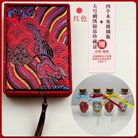 Большая красная лента, наклейка, 4 шт