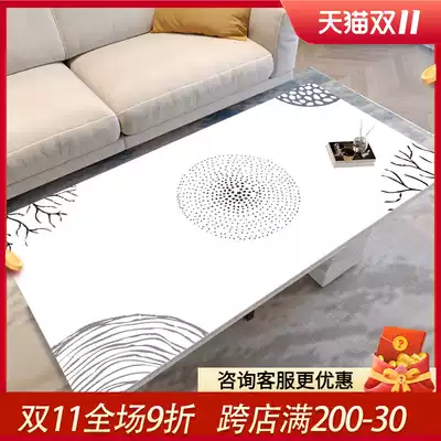 Nordic coffee table tablecloth silicone table mat rectangular corner table square coffee table tablecloth waterproof and oil-proof 2021 New