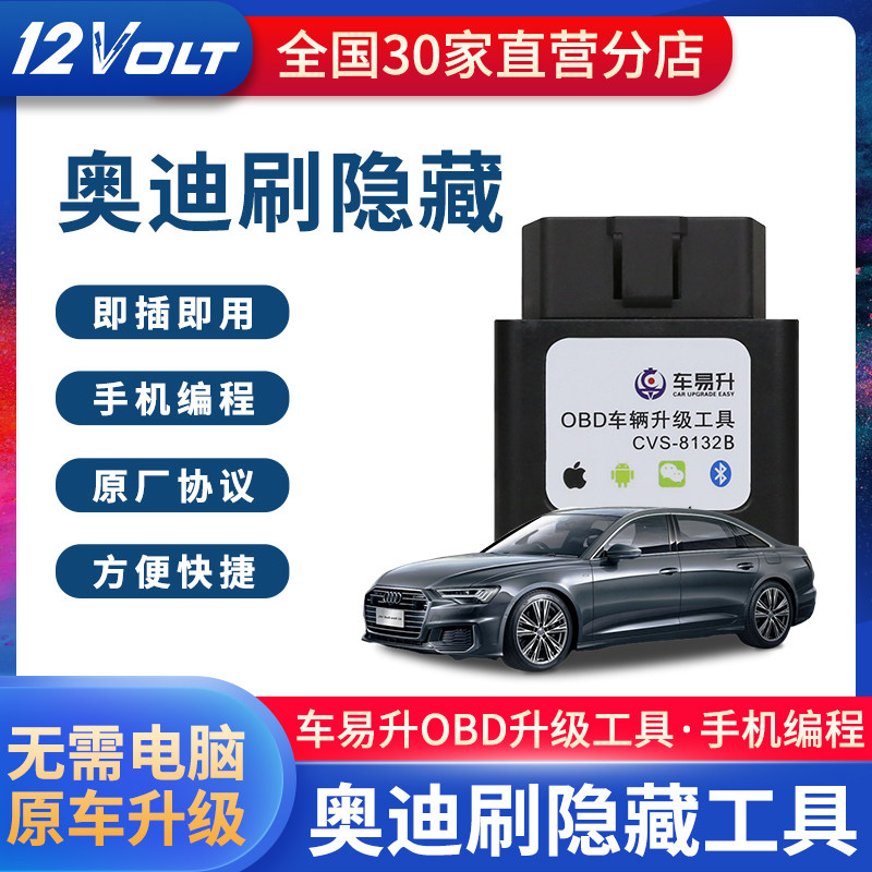 Audi A3 A4L A4L A6L A6L Q5L Q7 brushed hidden encoder intelligent OBD upgrade tool