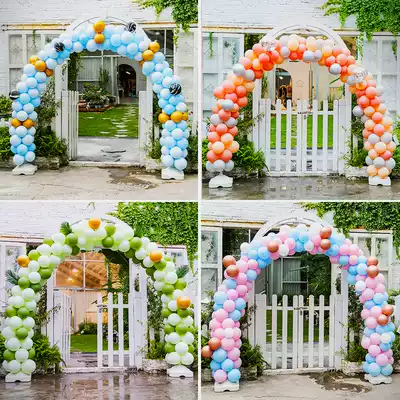 Balloon arch shop opening wedding activities creative scene layout bracket wedding door decoration balloon column
