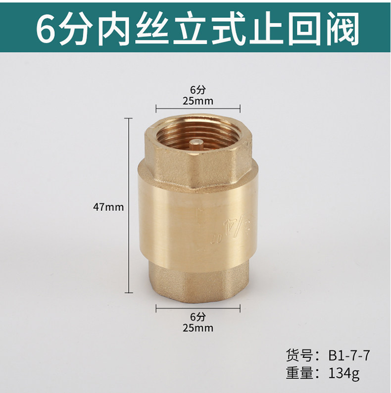 Обратный клапан 马桶单向止回阀热水器防回水反水防回流家用水管水表逆止阀止逆阀 Cisqu