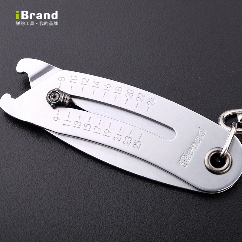 Imported iBrand card gauge Metric inch nut size Tooth thread fast precision measuring instrument tool