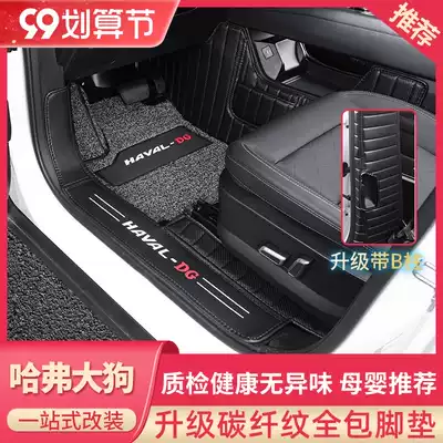 Haval big dog foot pad full surround interior modification special car supplies Harvard big dog silk ring foot pad decoration accessories