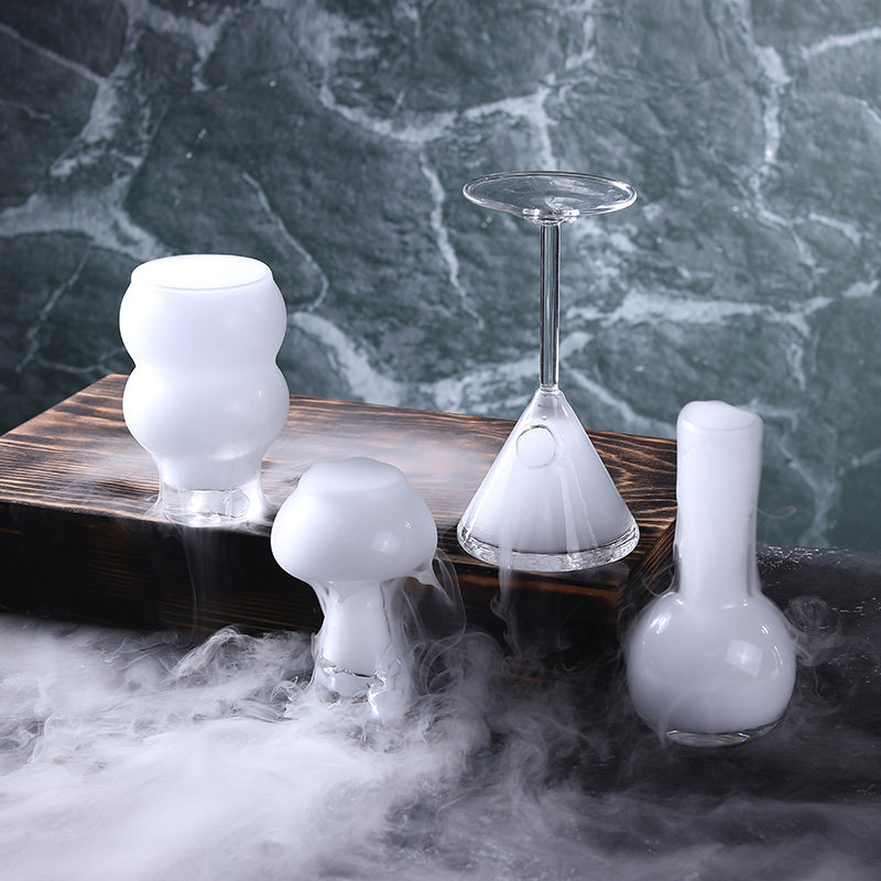 Hanging decorations dry ice kettle dry ice cup creative glass cans hotels cold dishes placement props
