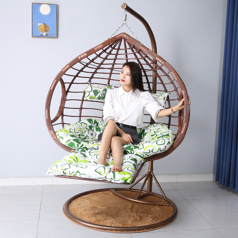 Hanging basket Rattan Chair Indoor SWING SET HOME BALCONY CRADLE CHAIR LIVING-ROOM NET RED HANGING BED ROCKING CHAIR OUTDOOR SLOTH CHAIRLIFT CHAIR