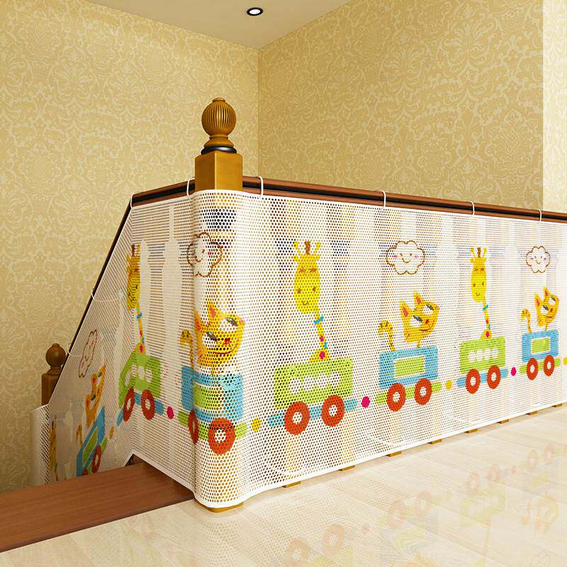 Children's balcony Protective Screen Stairwell Mesh Fabric Baby Stairs Mesh Guard Rail Fence Thickened anti-fall-Taobao