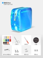 [Красочный синий] 11 цветовой швейной нить+16 швейных инструментов