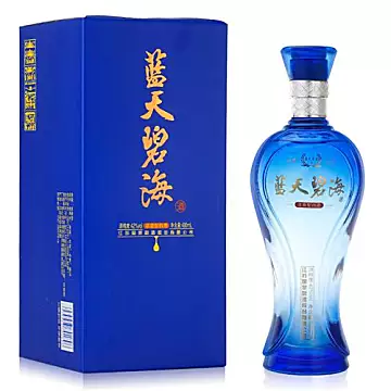 白酒整箱特价蓝天碧海42度480ML*6[300元优惠券]-寻折猪