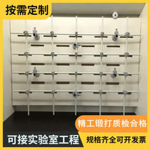 Stainless Steel Ventilation Closet Closet Net Rack Synthetic Rack Glass Fiber Rod Laboratory Distillation Rack Connecting Rod Drain Shelf